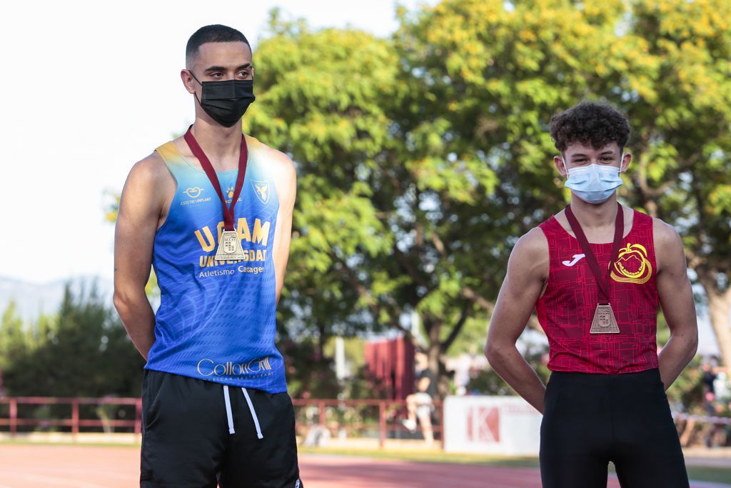 Campeonato regional de atletismo. Primera jornada