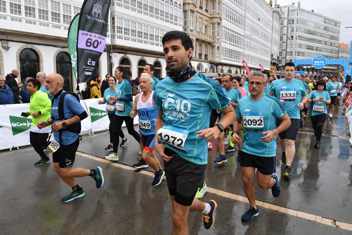 PARTICIPANTES EN LA DECIMOSEPTIMA EDICION DE CORUÑA 10, LA CARRERA POPULAR QUE TUVO LUGAR AYER EN LAS CALLES DE LA CIUDAD CON MAS DE TRES MIL INSCRITOS ENTRE LA PRUEBA SENIOR Y LA DE MENORES. ATLETISMO. PRUEBA. CARRERAS POPULARES. CORUÑA10