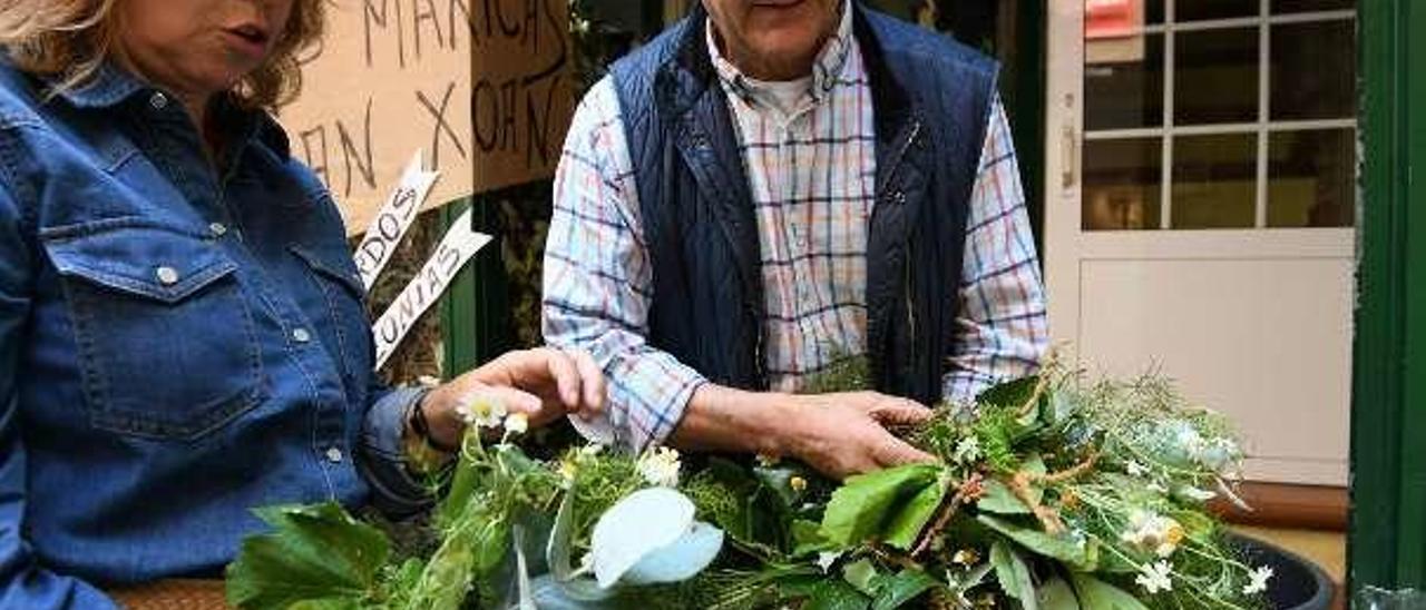 Las sardinas son este fin de semana el producto estrella en el Mercado de Pontevedra. // Gustavo Santos