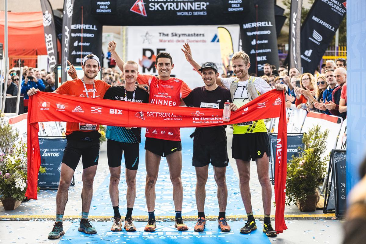 El Top 5 masculino en Marató dels Dements