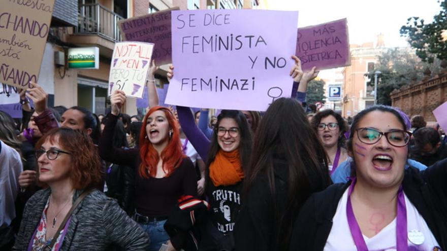 Manifestación por el Día Internacional de la Mujer en Castellón