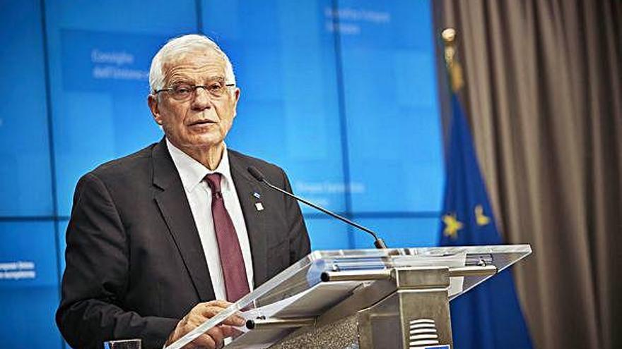 Borrell va apostar per «desplegar accions diplomàtiques».