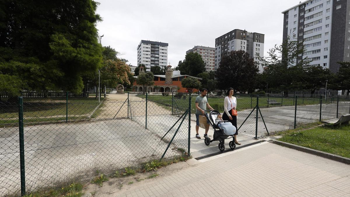 Zona del río Os Gafos en Campolongo donde el cauce se modificará levemente.