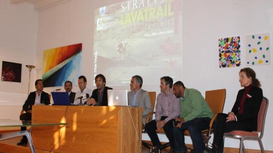 Presentación de la prueba en Bodegas Stratvs, el pasado martes. | lp/dlp