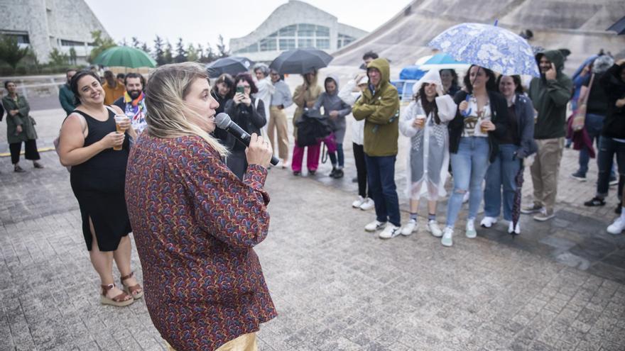 La lluvia y el viento obligan a cancelar el concierto de Rocío Saiz en el Gaiás