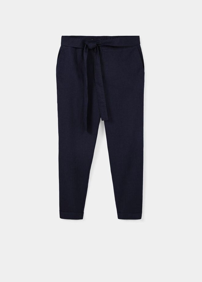 Pantalón baggy, Violeta by Mango