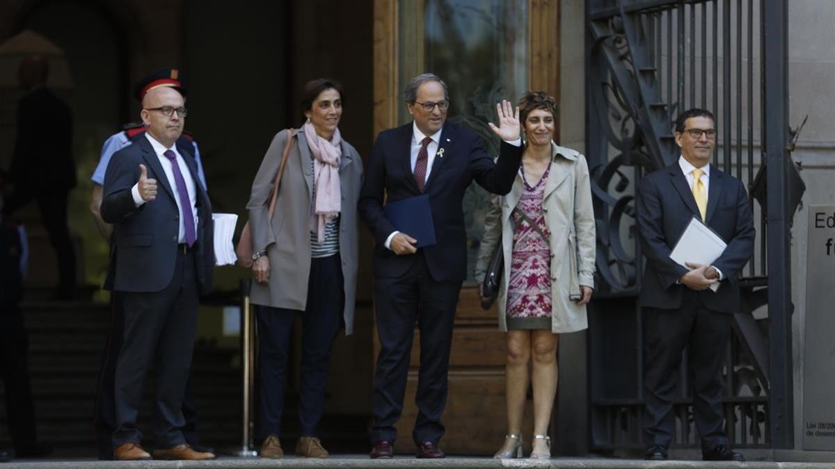 Torra en la Audiencia.