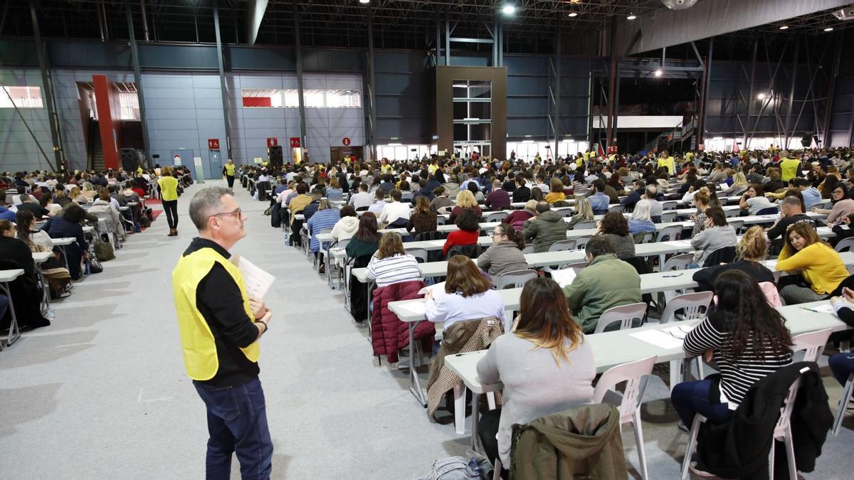 Un examen de oposición en Gijón.