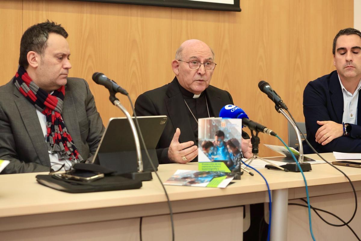 17/02/2026. Castellon. OBISPO PRESENTA UN DOCUMENTO PARA PROTEGER A LOS MENORES FRENTE A LA PORNOGRAFÍA Y LA VIOLENCIA A las 10.15 horas en la Casa Sacerdotal Familia de Nazaret (Plaza del Bisbe Pont i Gol, 3.