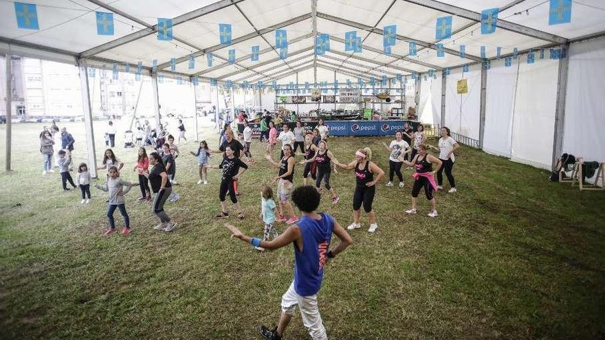 Zumba y ritmo cardiosaludable en las fiestas de San Claudio