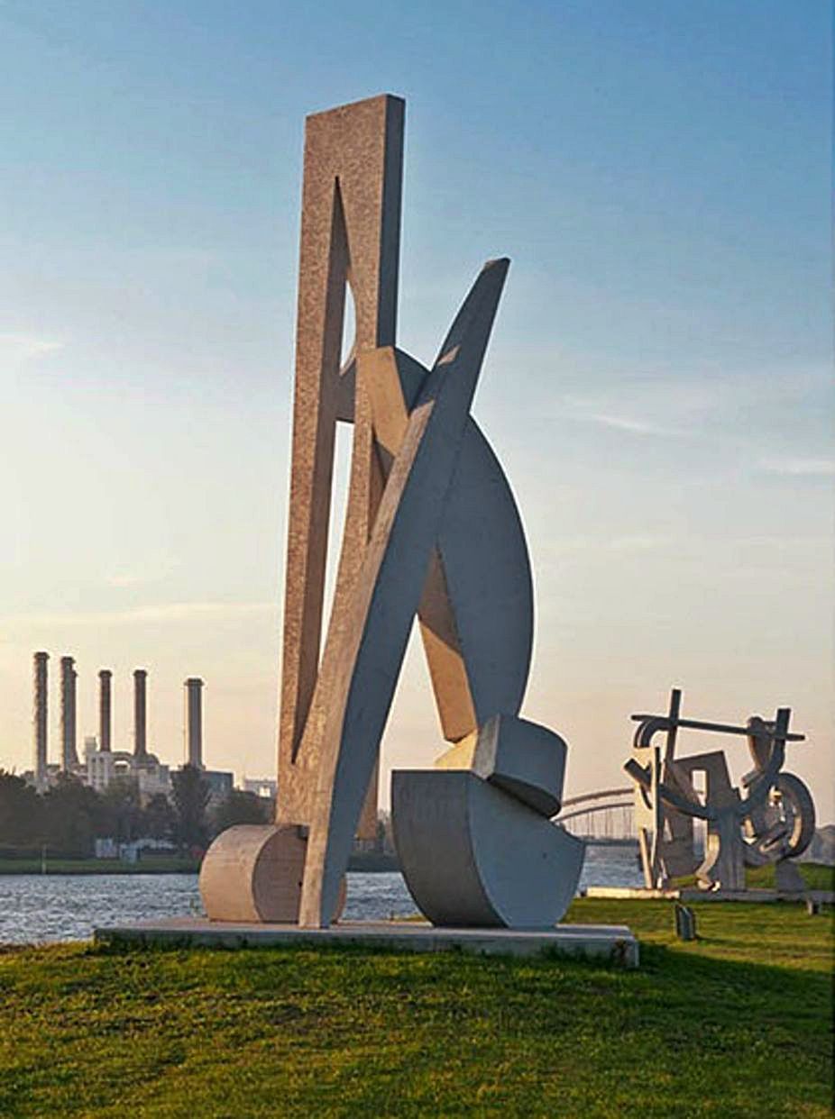 Una escultura del trabajo “Waterworks” en Ámsterdam. |   // ROB VERSLUYS.