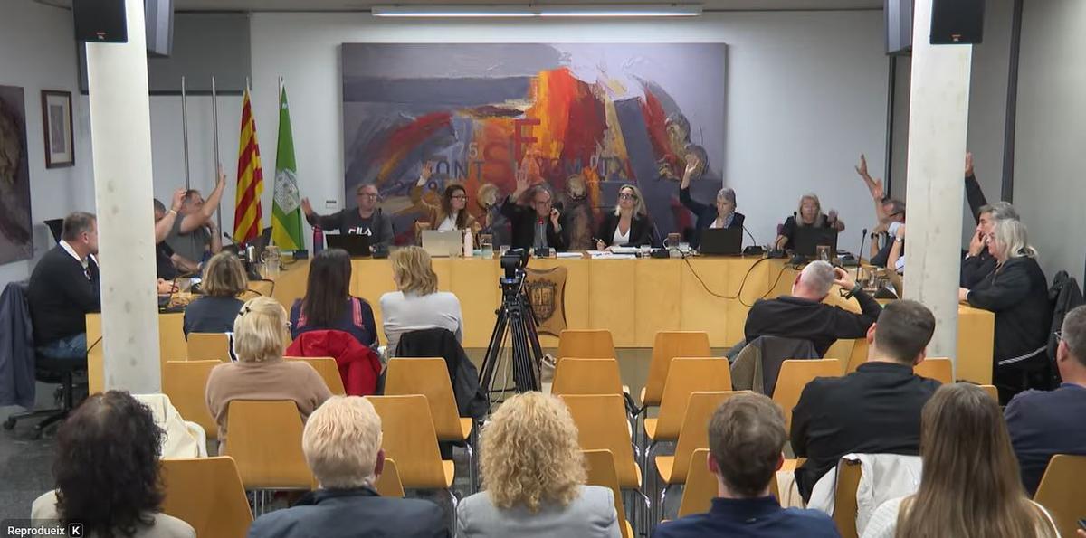 Un dels plens de Sant Fruitós, aquest mandat