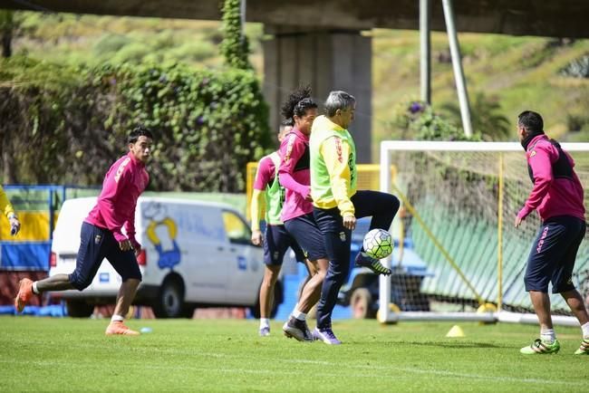 Entrenamiento de la UD Las Palmas