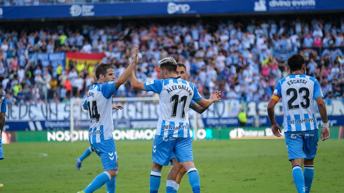 El Málaga CF buscará este domingo de nuevo la primera victoria en La Rosaleda.