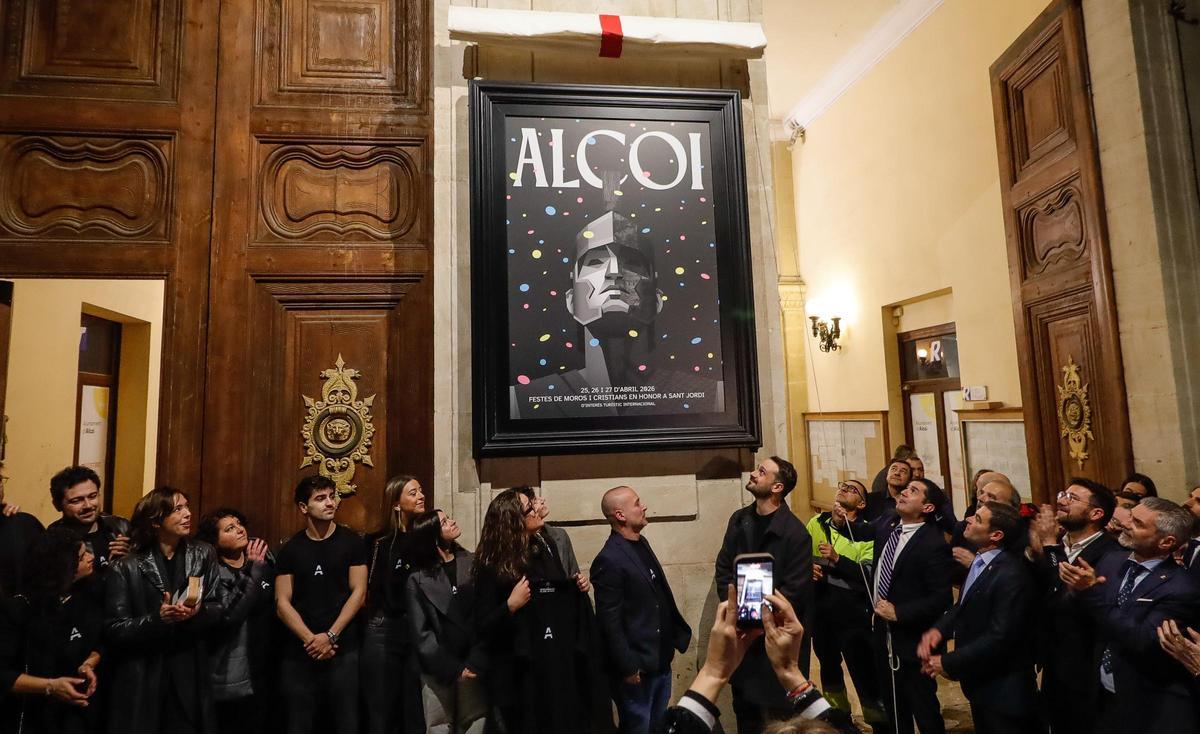 Descubrimiento del cartel de Fiestas
