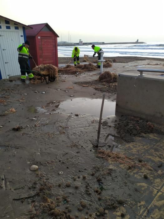 Daños por el temporal en El Campello