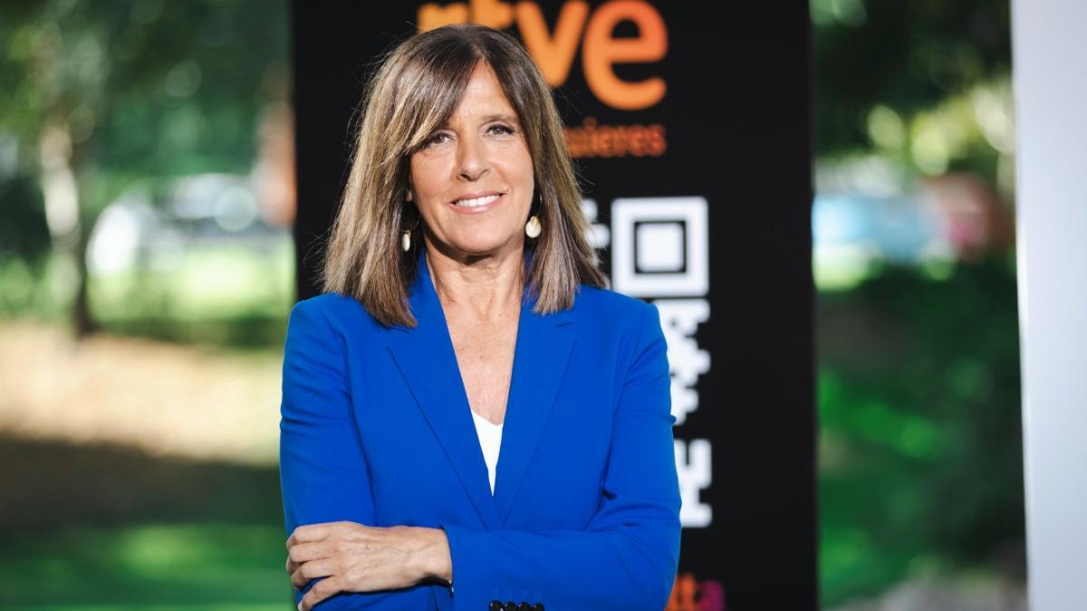 La presentadora del Telediario de TVE, Ana Blanco