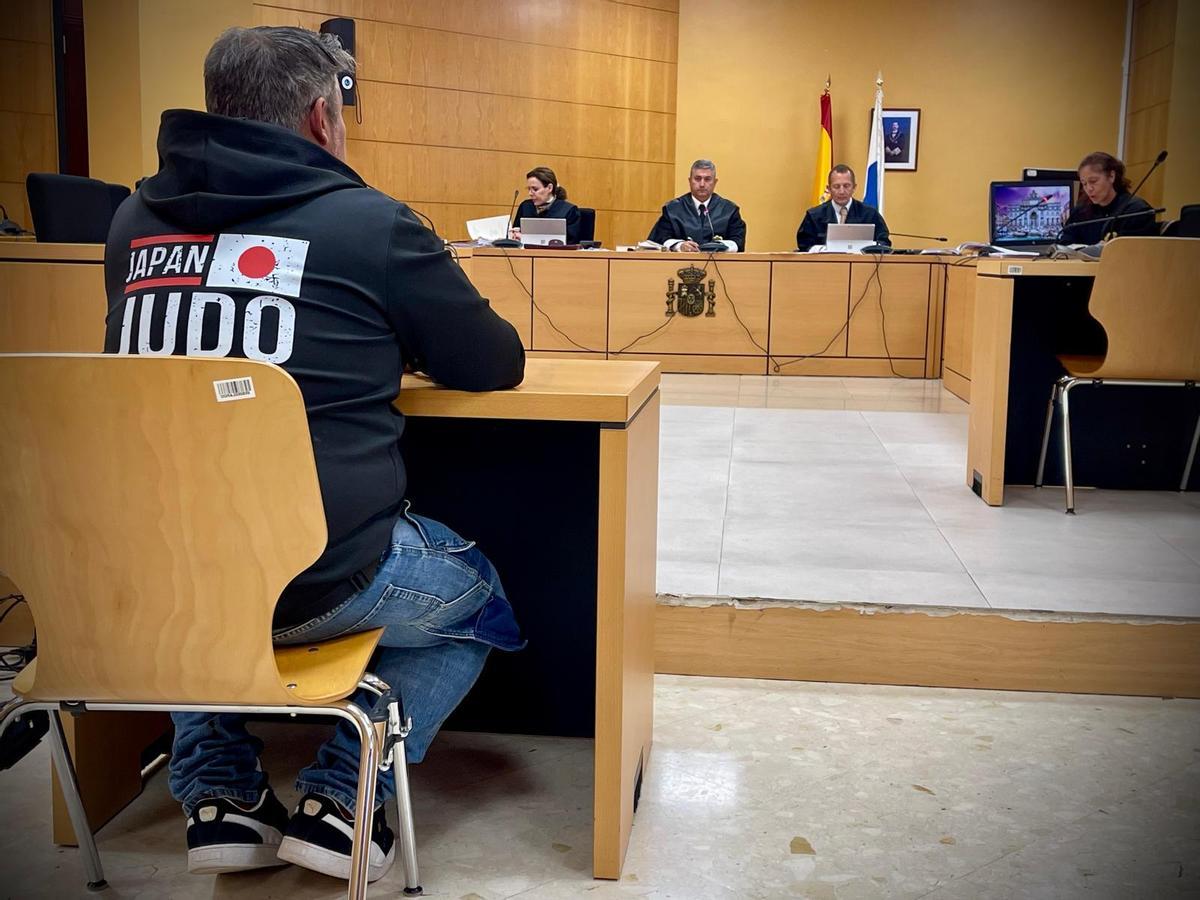 El acusado durante la vista oral