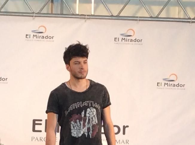 Blas Cantó, en el Centro Comercial El Mirador