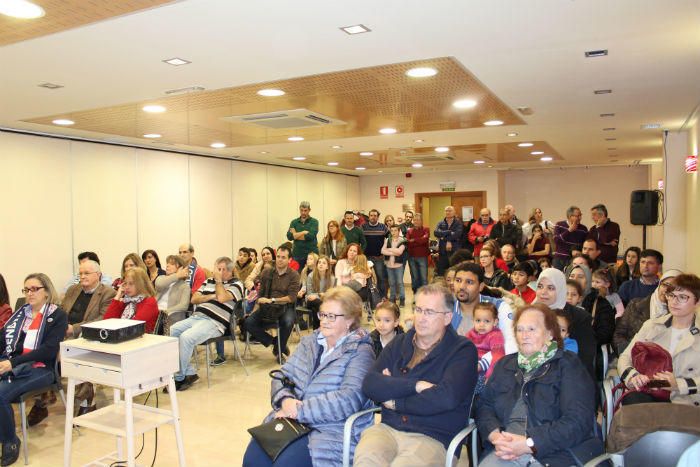 Un momento del acto de la Peña Atlética Bendita Locura