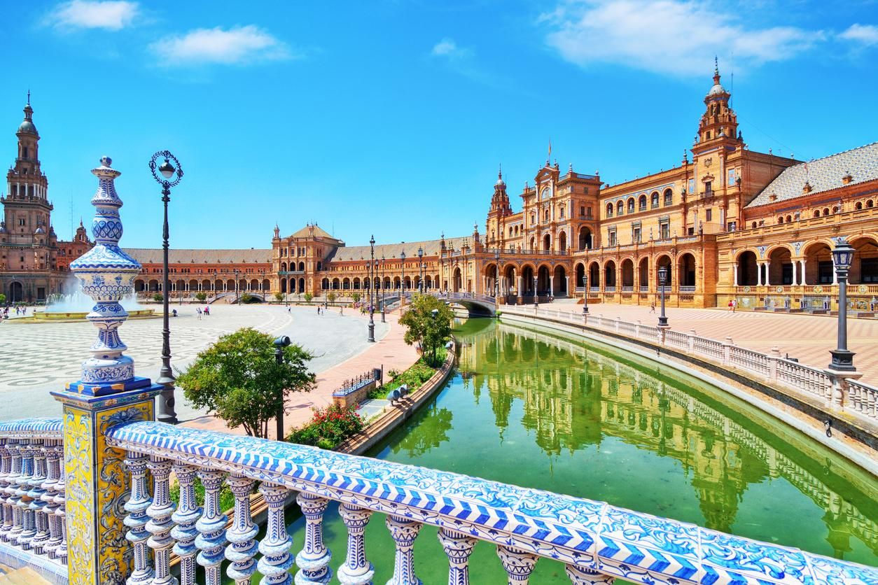 La Plaza de España de Sevilla, uno de los puntos más emblemáticos de la ciudad