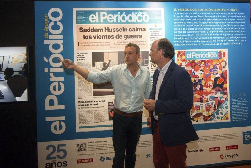 Fotogalería de la inauguración de la exposición de los 25 años del diario