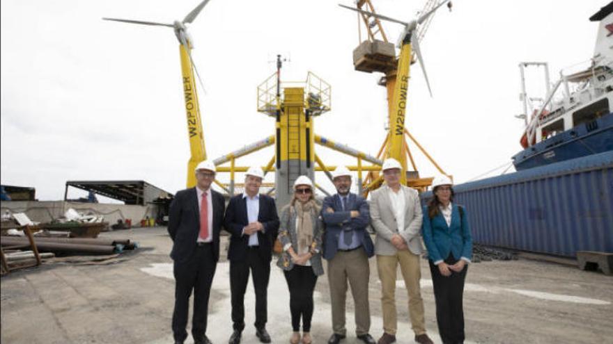 Visita a la la primera plataforma flotante eólica de España.