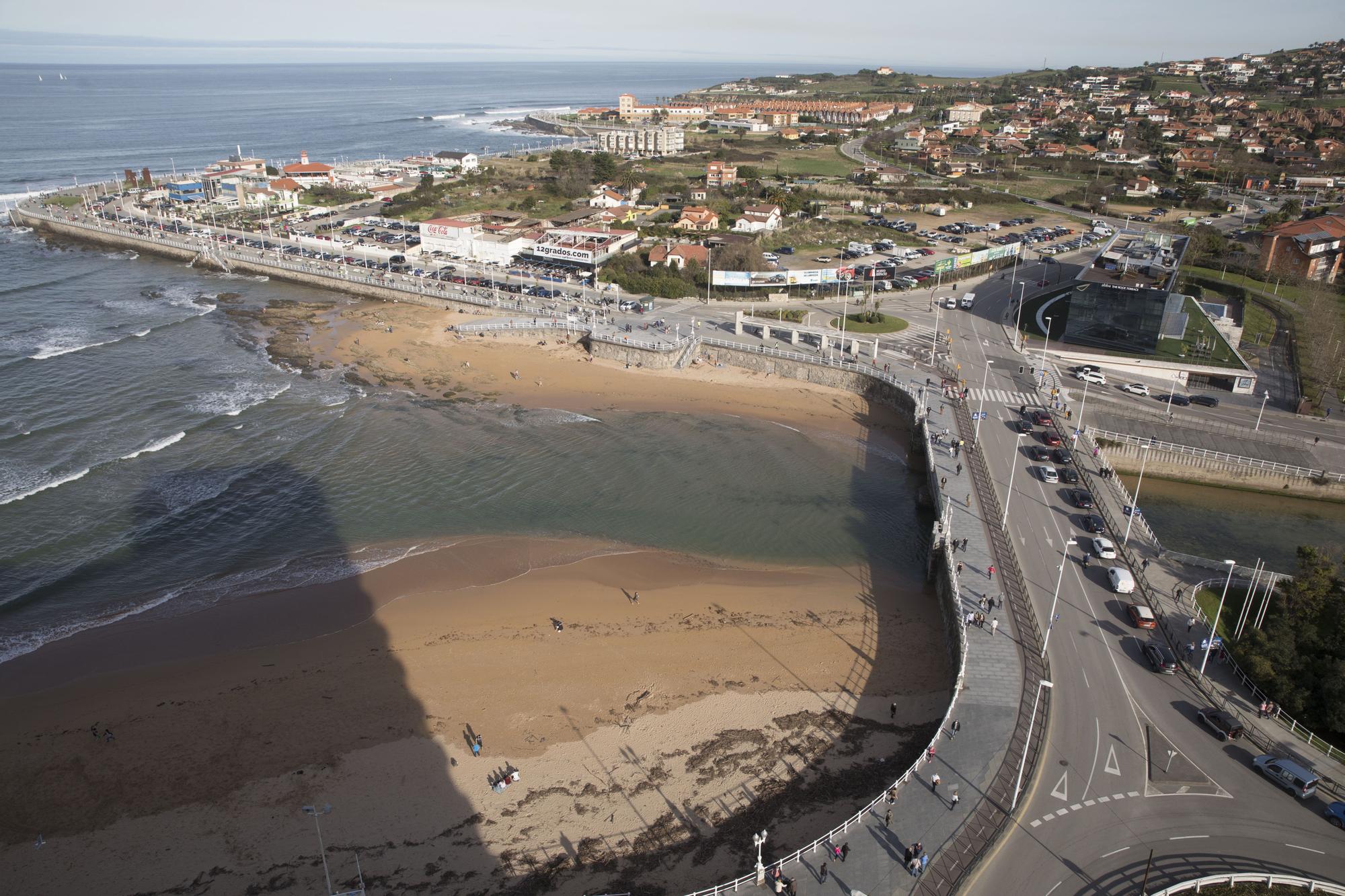 En imágenes: Así se ve Gijón desde el aire