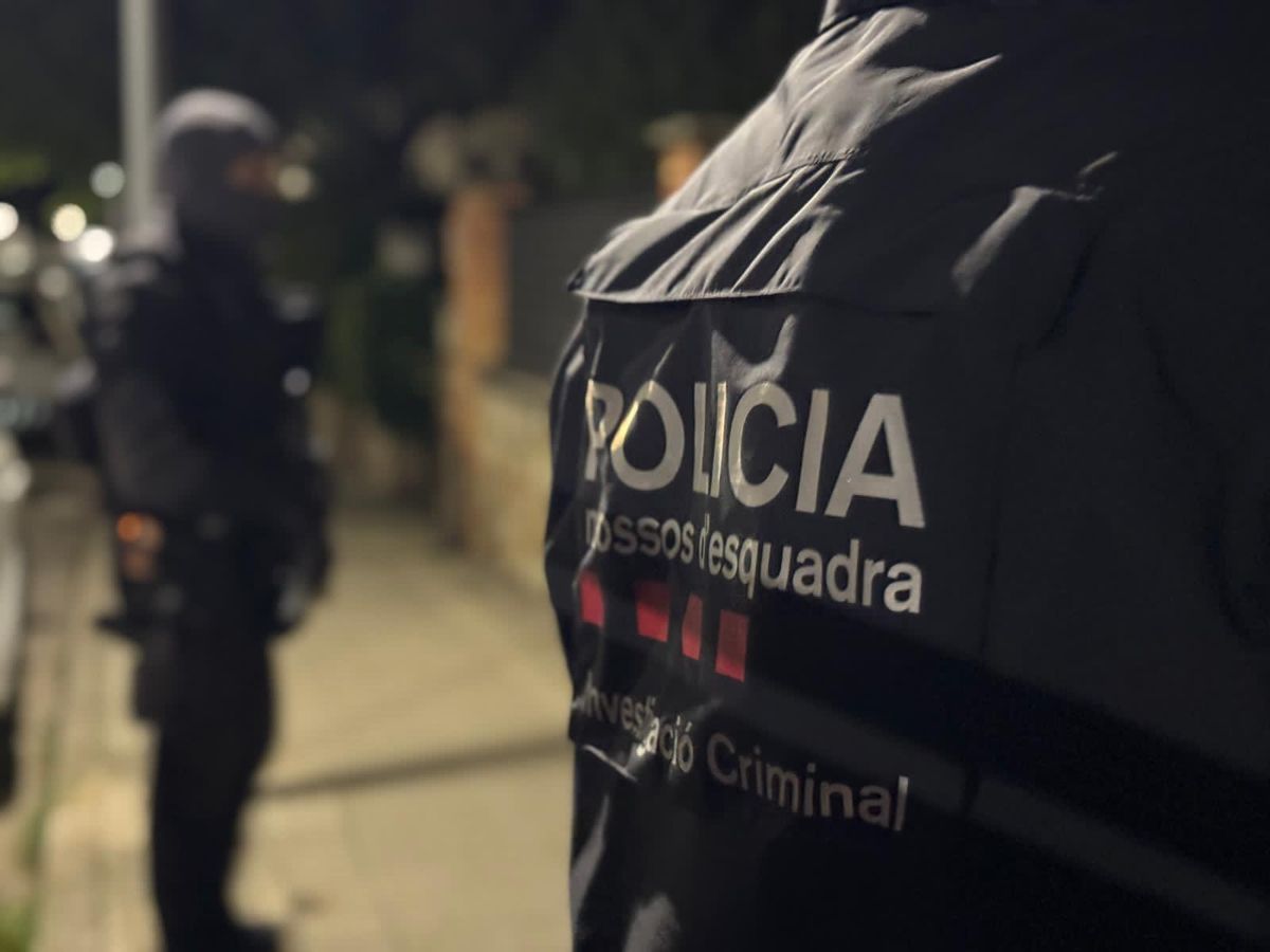 Dispositivo de los Mossos dEsquadra en una imagen de archivo