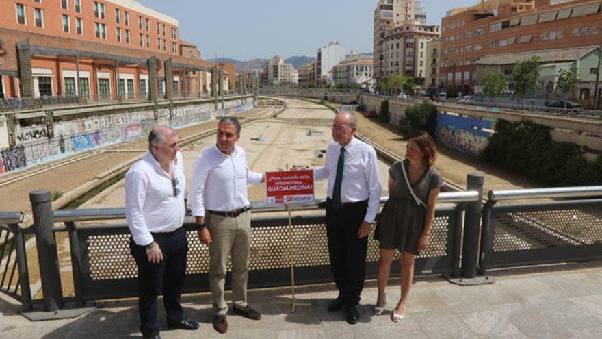 Manuel Marmolejo, Francisco de la Torre, Elías Bendodo y Patricia Navarro.