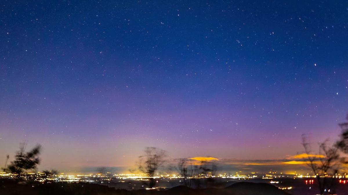 Fotografía captada por el Parc Astronòmic Prades el viernes 1 de diciembre a las 21:30 horas