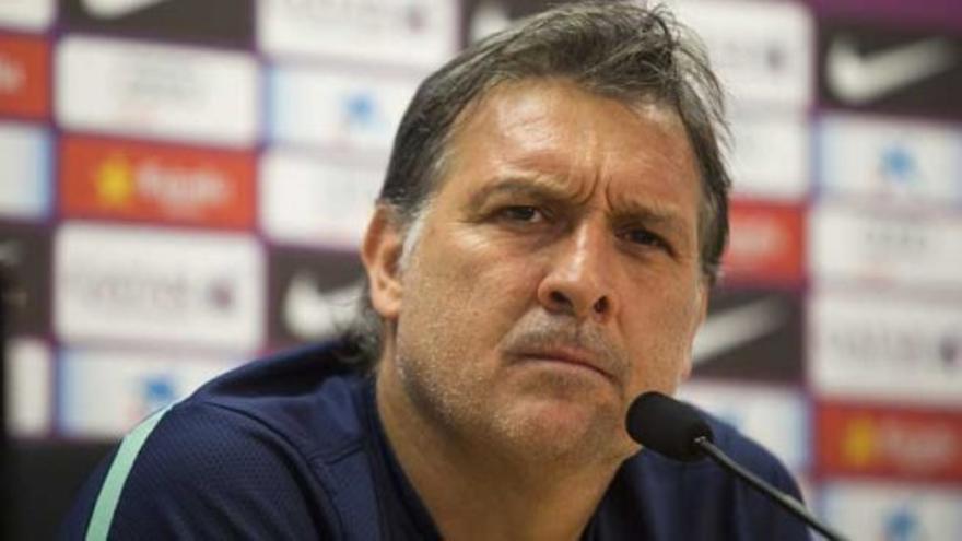 El &#039;Tata&#039; Martino explica las rotaciones en el Barça