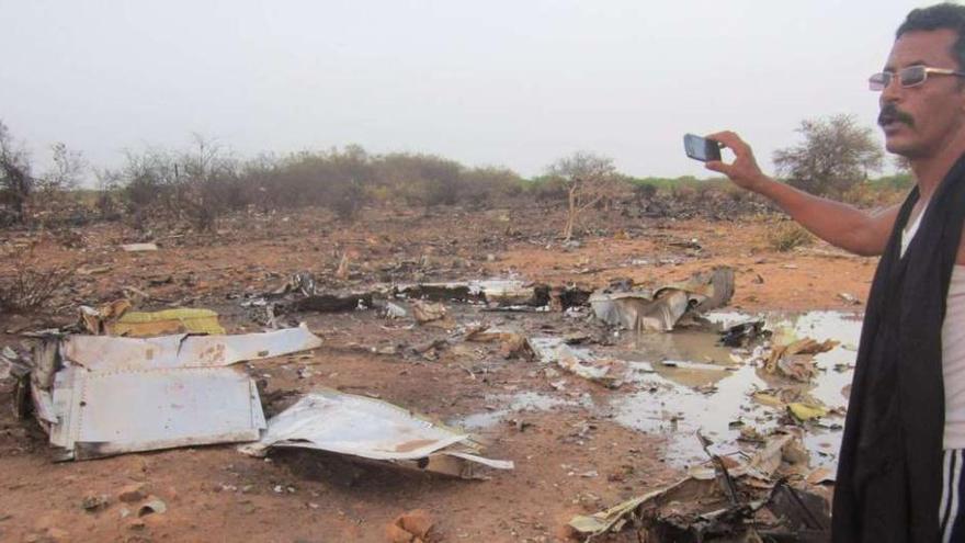 Francia atribuye al mal tiempo el siniestro  del avión en Mali y descarta supervivientes