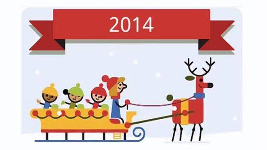 Google desea feliz Navidad a los internautas