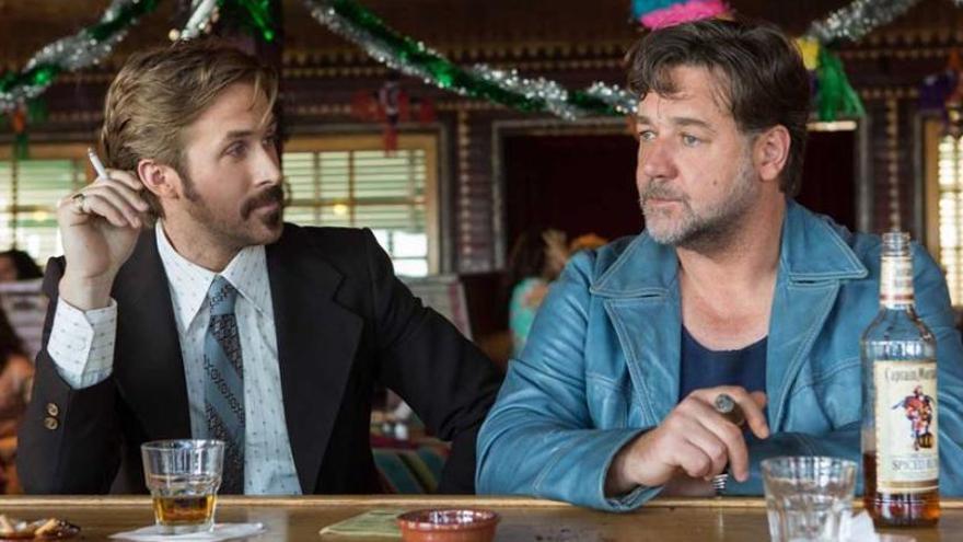 Ryan Gosling i Russell Crowe.