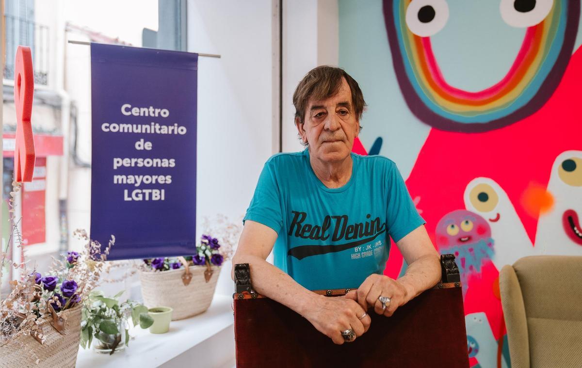 Vicente, uno de los usuarios de la Fundación 26 de diciembre y posible residente del futuro asilo en Villaverde, Madrid.