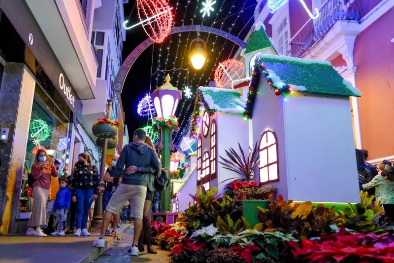 Recorrido por la iluminación en el casco de Gáldar