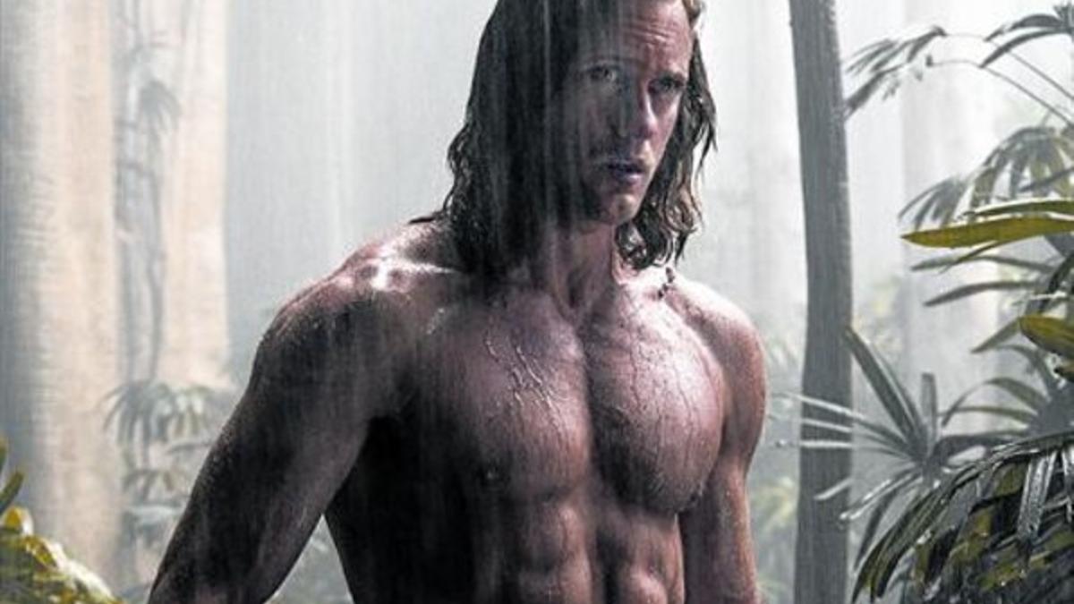 El sueco Alexander Skarsgard, en un fotograma de 'La leyenda de Tarzán'