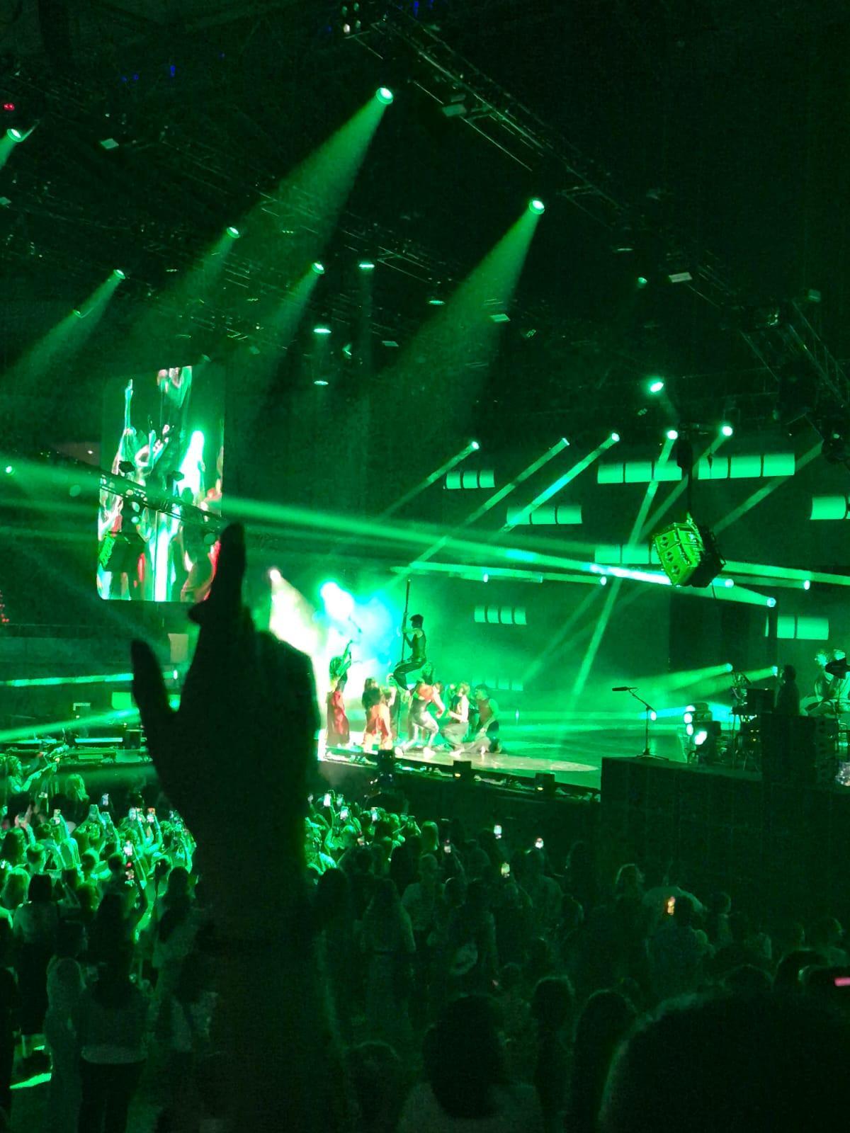 Martin Urrutia interpreta 'Alors on danse' en el Palau Sant Jordi.