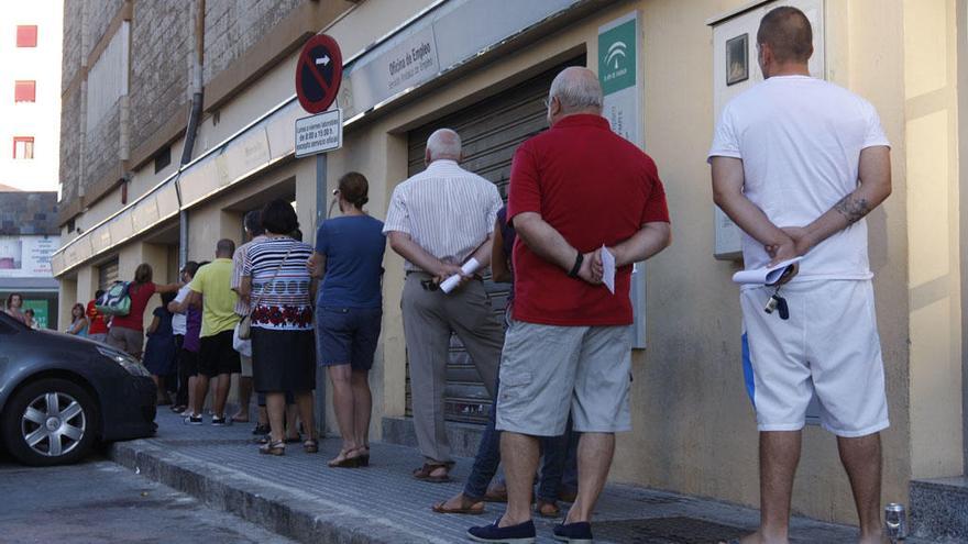 Una oficina de empleo en Málaga.