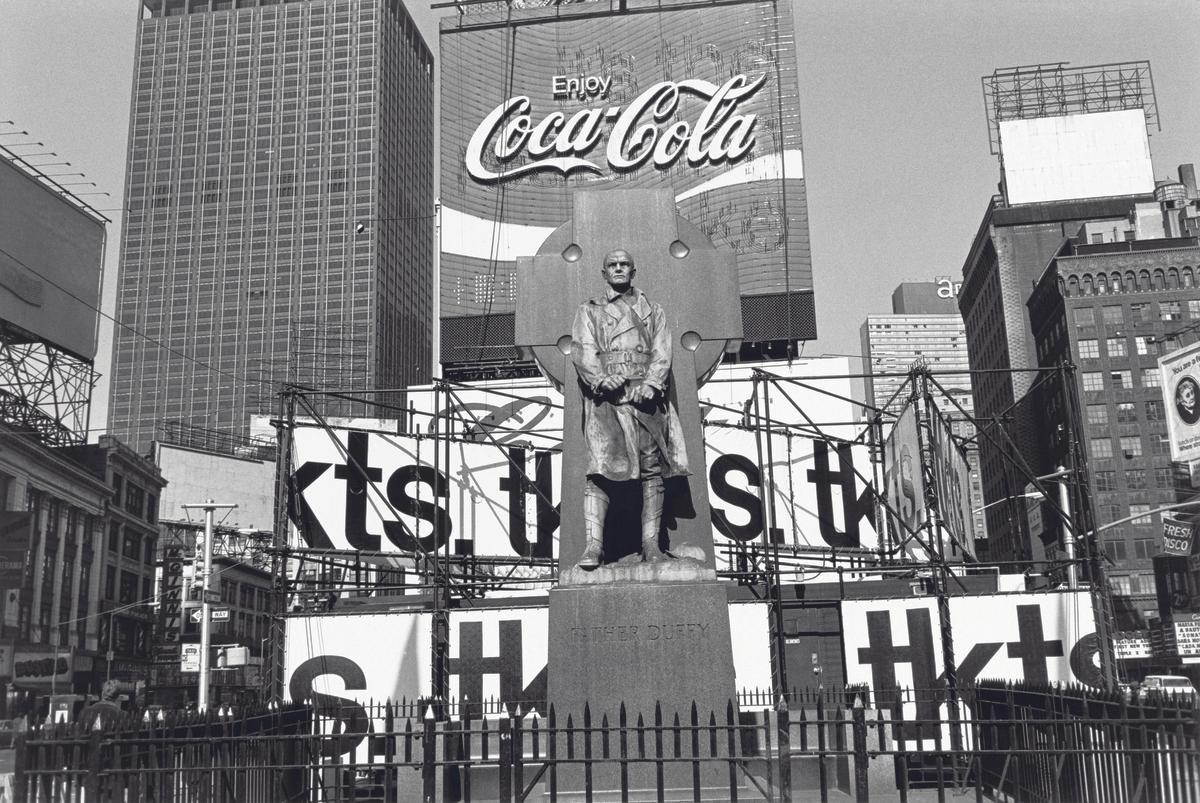 Father Duffy, Times Square, New York City, 1974.