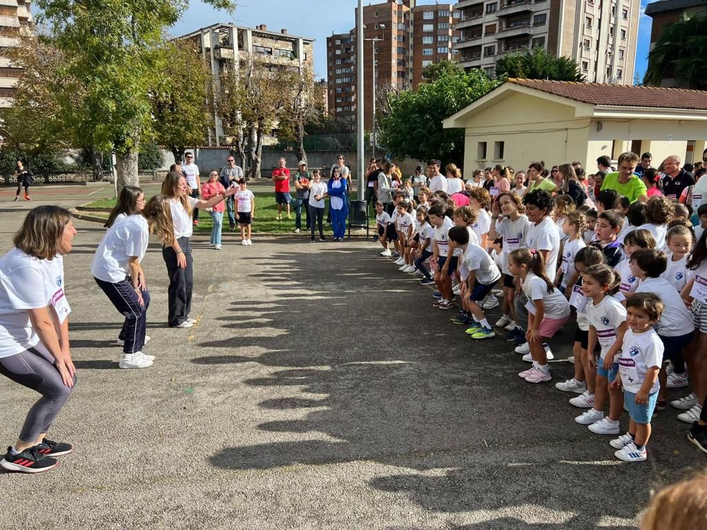 Carrera solidaria en el Colegio La Asunción