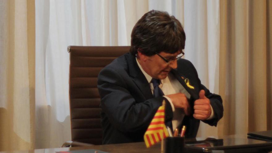 Puigdemont cedirà el seu despatx a Torra.