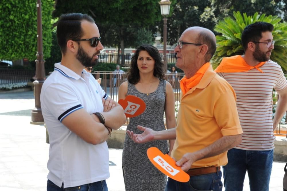 Albert Rivera visita Murcia y Los Alcázares