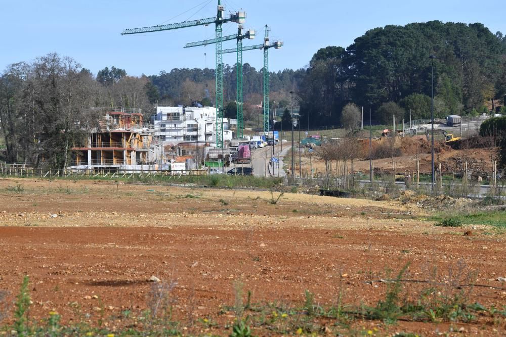 Obras de la urbanización Finca de Xaz