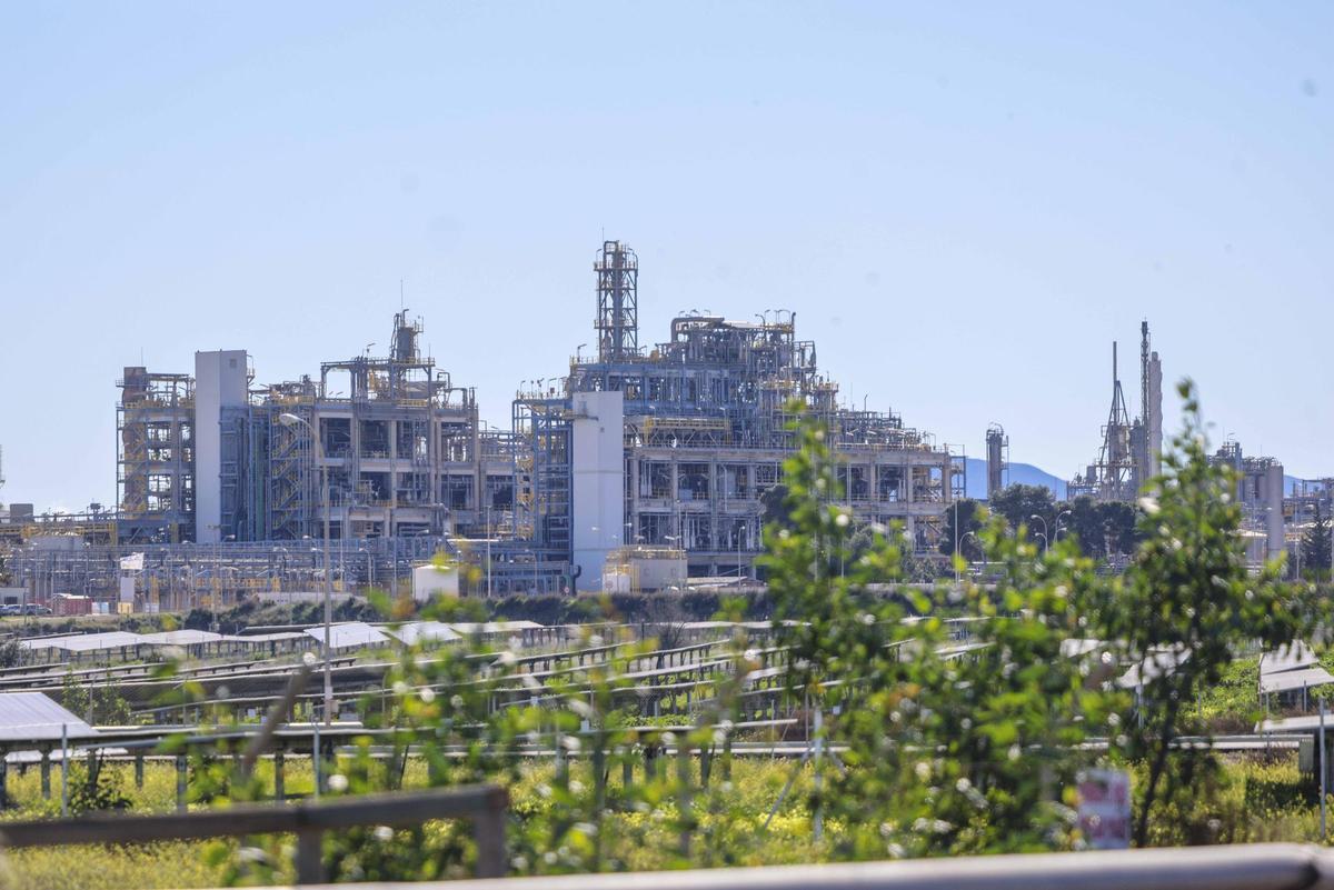 Instalaciones de Sabic en La Aljorra, la pasada semana.