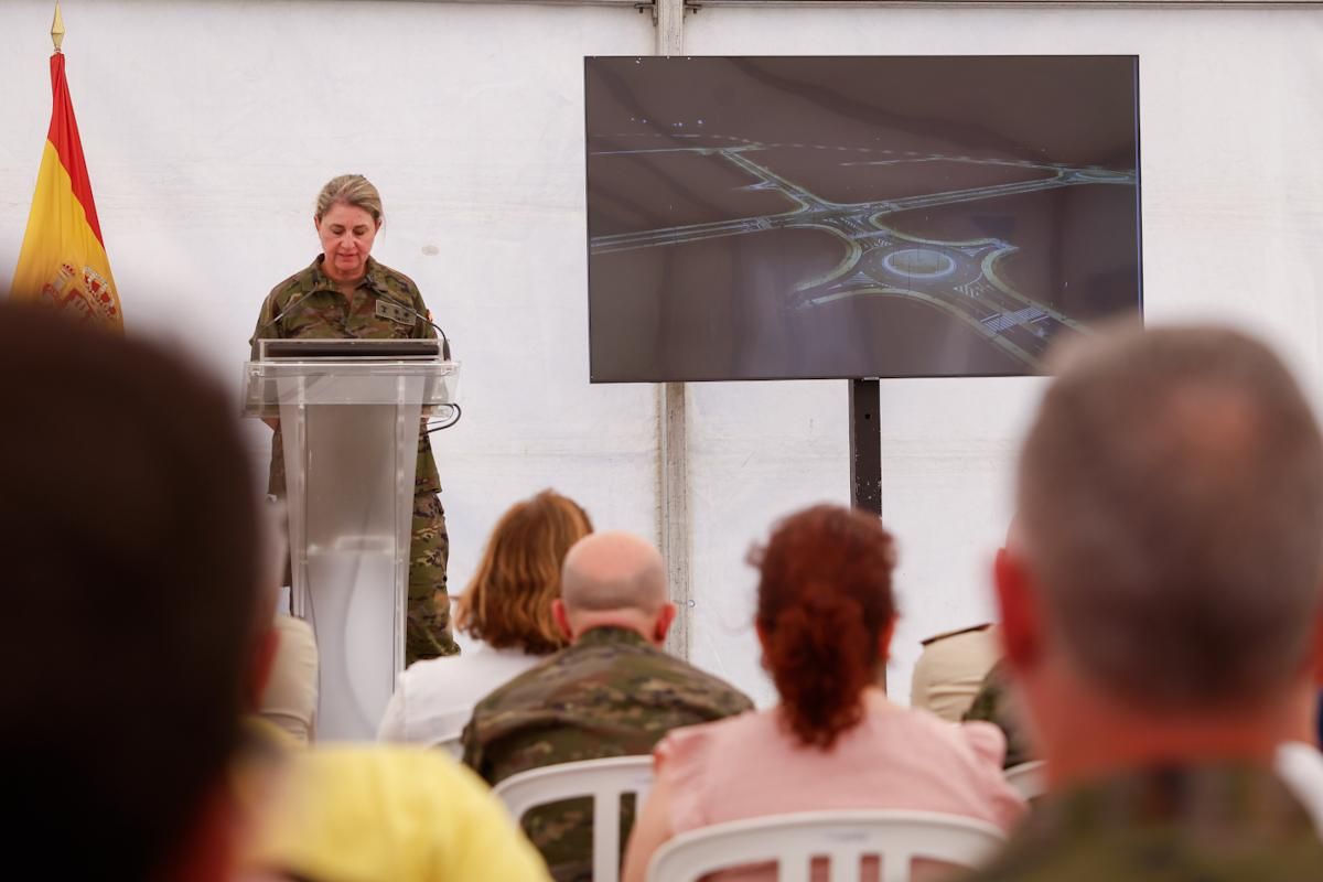 El Ejército recepciona las obras de urbanización de la Base Logística