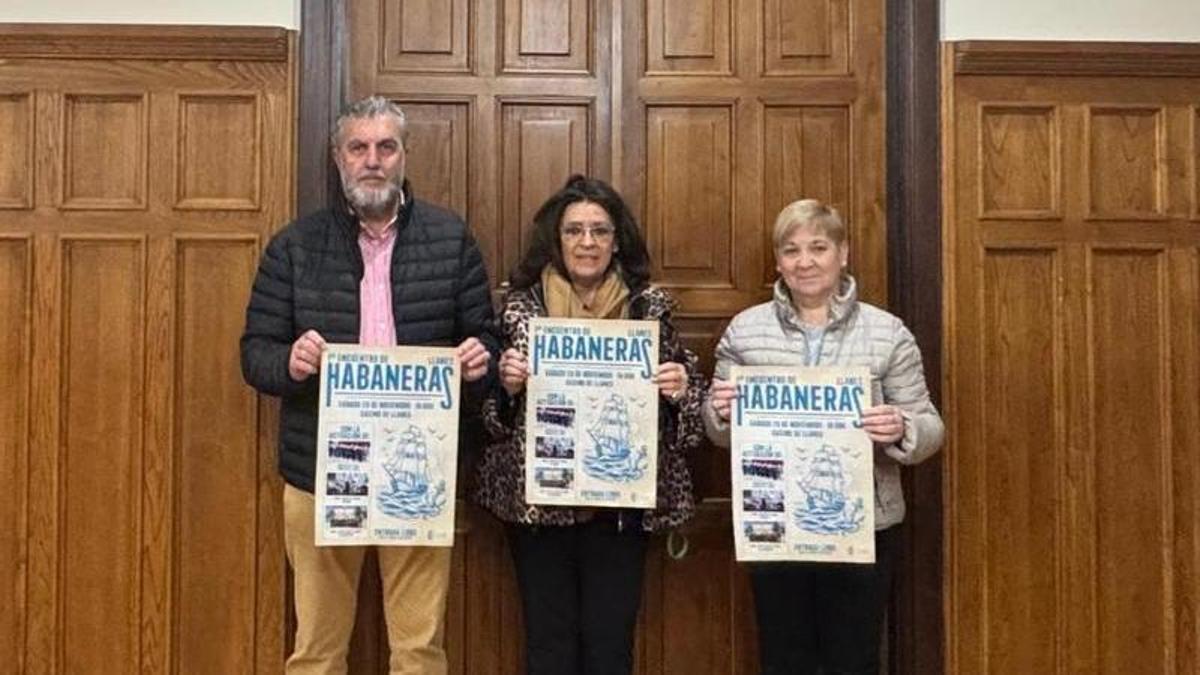 Por la izquierda, Josechu Bengoechea, Aurora Aguilar y María Teresa Fernández.
