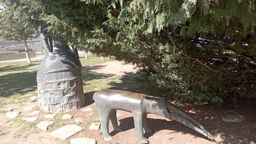 El parque escultórico de Málaga, devorado por los parques