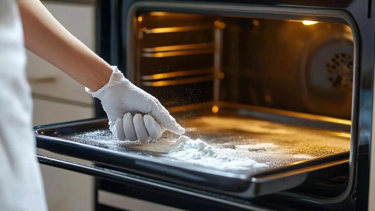 Limpieza fácil del horno: el truco casero con bicarbonato que te sorprenderá